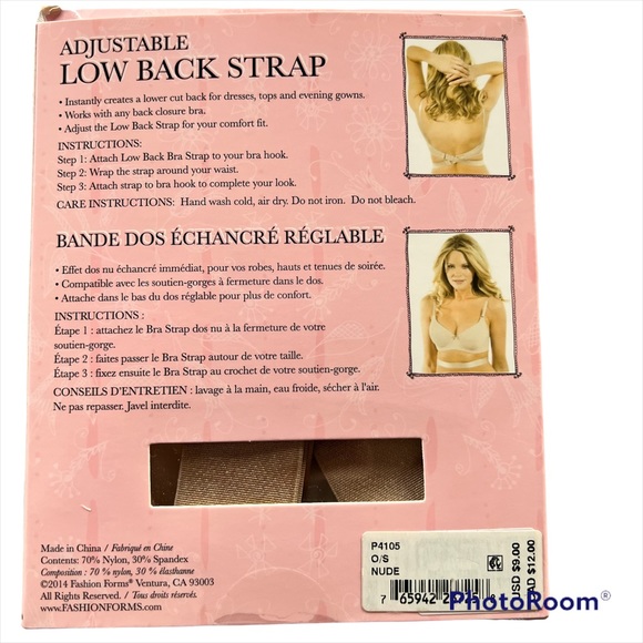 Fashion Forms Adjustable Low Back Strap - Picture 2 of 6
